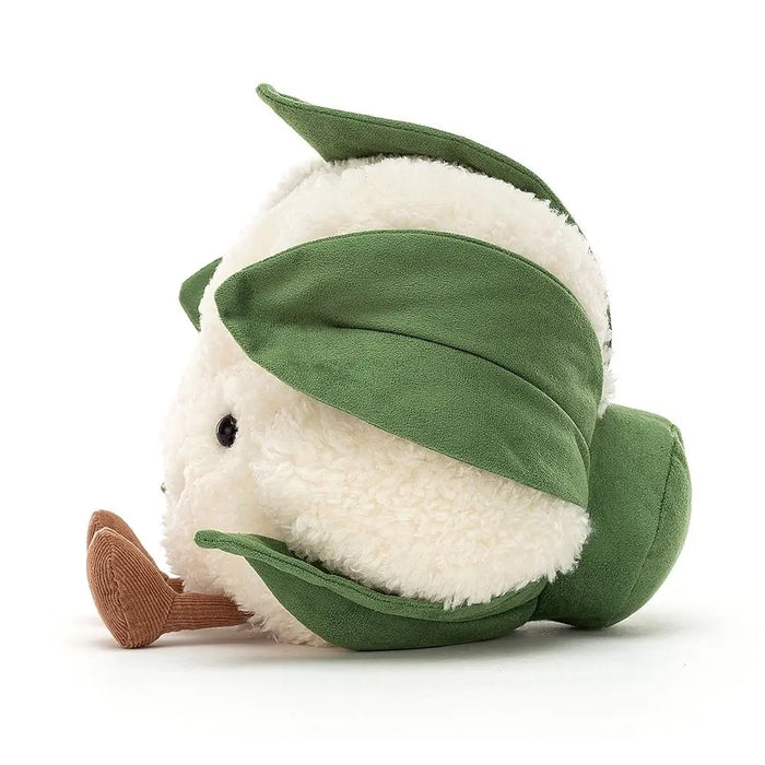 Jellycat Amuseable Cauliflower ONE SIZE - H10" X W6" Kids On Wheelz