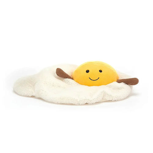 Jellycat Amuseable Fried Egg ONE SIZE - H2" X W11" Kids On Wheelz