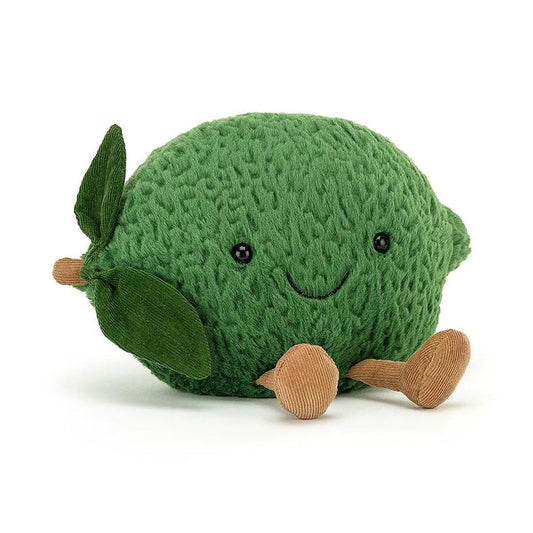 JELLYCAT Amuseable Lime Kids On Wheelz