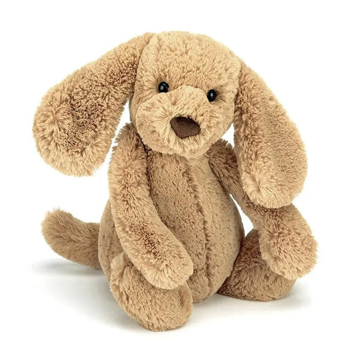 Jellycat Bashful Toffee Puppy Medium - H12" X W5" - Voltz Toys