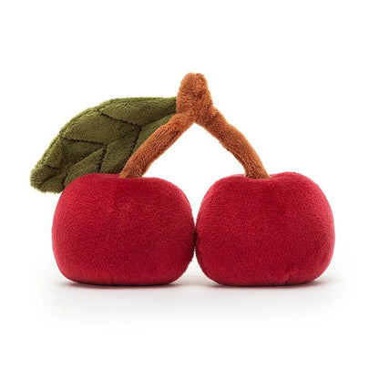 Jellycat Fabulous Fruit Cherry ONE SIZE - H4" X W4" Kids On Wheelz