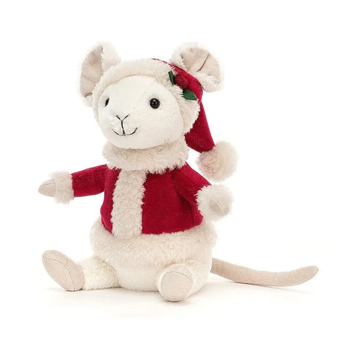 JELLYCAT Merry Mouse Kids On Wheelz