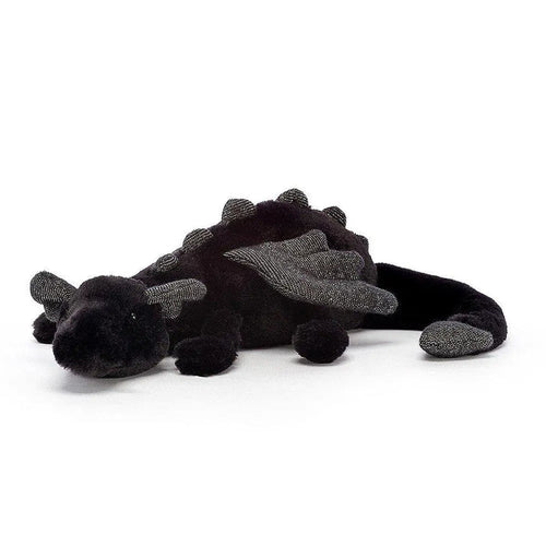 Jellycat Onyx Dragon Medium - H5" X W20" - Voltz Toys