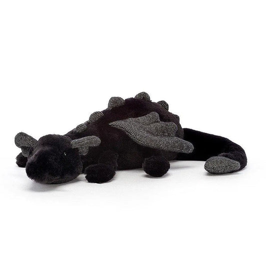 Jellycat Onyx Dragon Medium - H5" X W20" - Voltz Toys