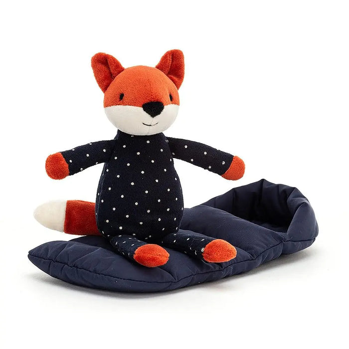 Jellycat Sleeping Bag Snuggler Fox Kids On Wheelz
