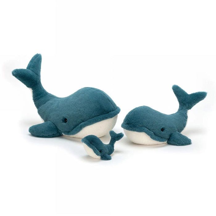 Jellycat Wally Whale Kids On Wheelz