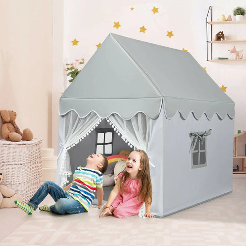 Kids Large Play Castle Fairy Tent with Mat Kids On Wheelz