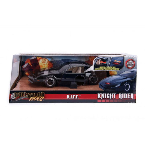 Knight Rider - K.I.T.T with Working Lights 1:24 Scale Jada Hollywood Rides Die Cast Vehicle