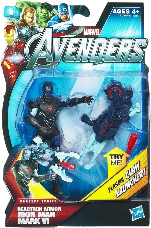 Marvel Avengers Reactron Armour Iron Man - 3.75 inch Action Figure