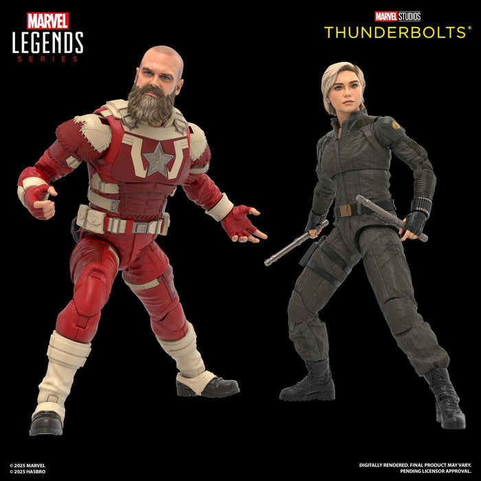 Marvel Legends Thunderbolts 6 Inch Action Figure 2-Pack - Yelena Belova and Red Guardian