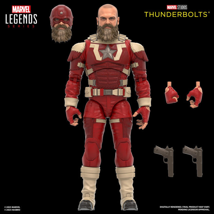Marvel Legends Thunderbolts 6 Inch Action Figure 2-Pack - Yelena Belova and Red Guardian
