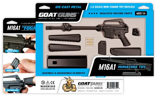 Miniature M16A1 - Black Goatguns