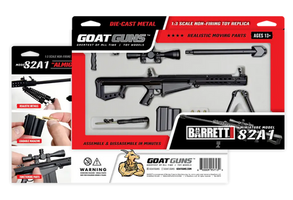 Miniature Mini .50cal BARRETT Modal 82A1 - Black Goatguns