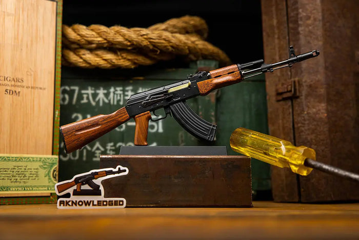 Miniature Mini AK47 - Black- GoatGuns Kids On Wheelz