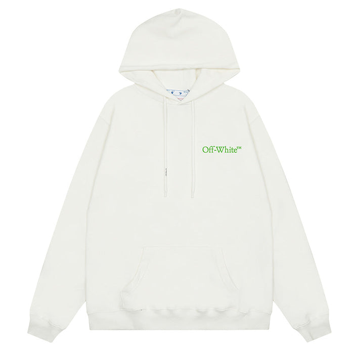 Off White Gradient Arrow Slim Hoodies