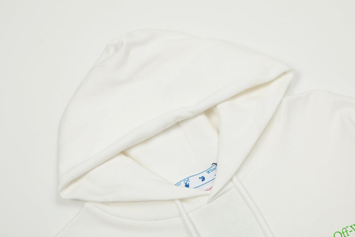 Off White Gradient Arrow Slim Hoodies