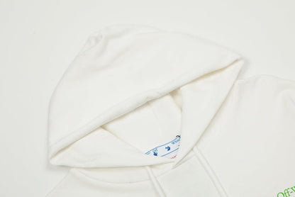 Off White Gradient Arrow Slim Hoodies