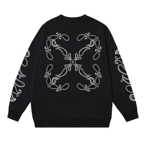 Off White Logo Cotton Sweatshirts