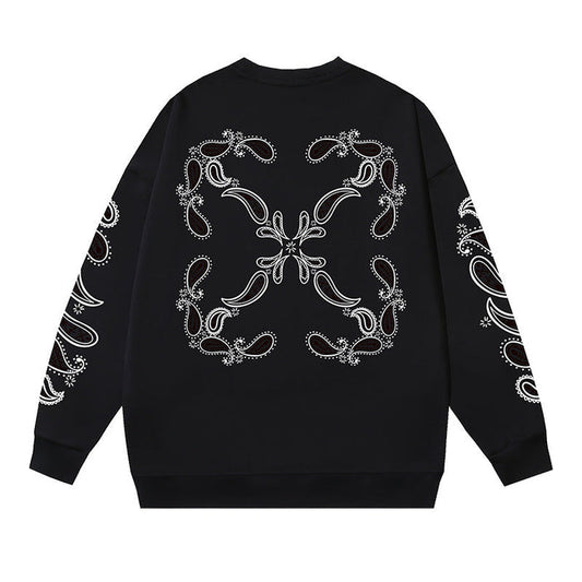 Off White Logo Cotton Sweatshirts