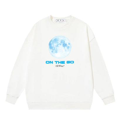 Off White Logo Cotton Sweatshirts