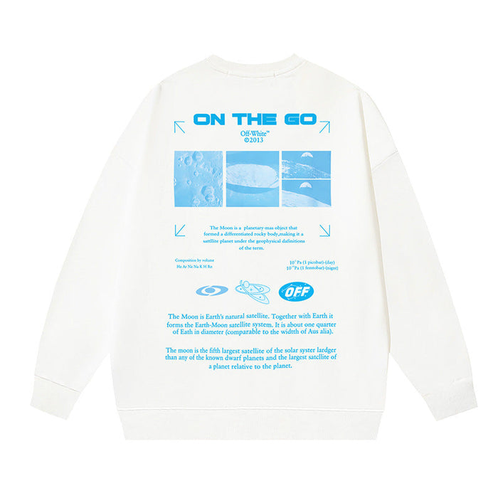 Off White Logo Cotton Sweatshirts