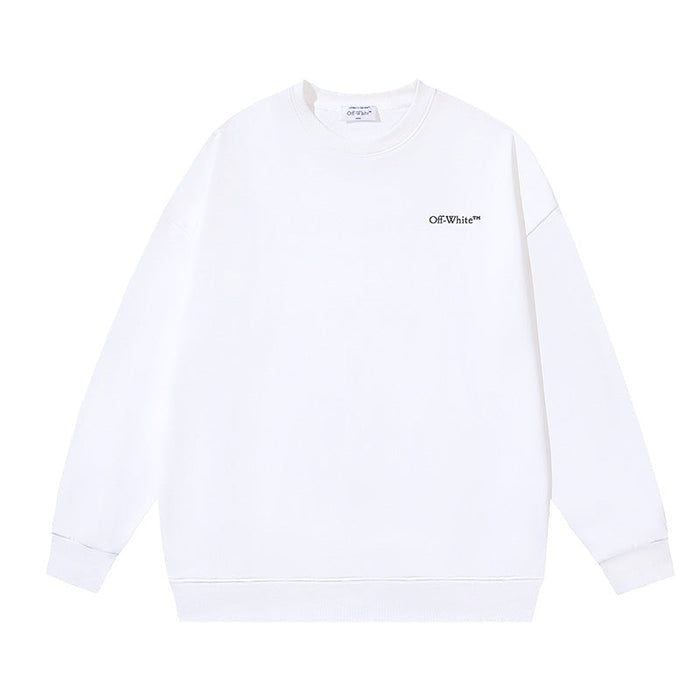 Off White Logo Cotton Sweatshirts