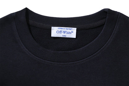 Off White Logo Cotton Sweatshirts