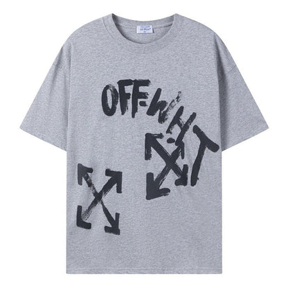 Off White Logo Cotton T-Shirts