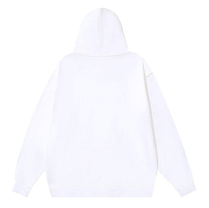 Off White Logo Drawstring Hoodie
