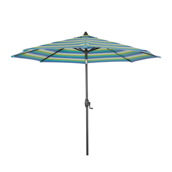 Peakhome Furnishings 9Ft Manual-tilted Patio Round Market Umbrella