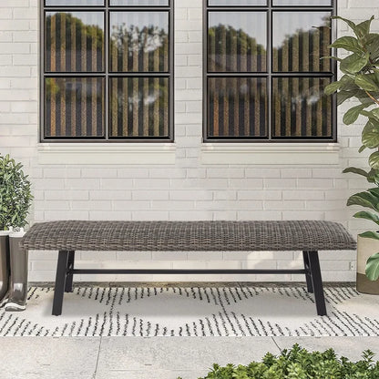 Pavane 70” All-weather Wicker Patio Bench