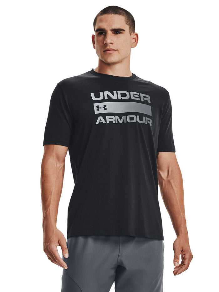 Polera Manga Corta UA Team Issue Wordmark para Hombre