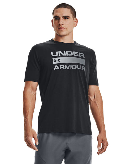 Polera Manga Corta UA Team Issue Wordmark para Hombre