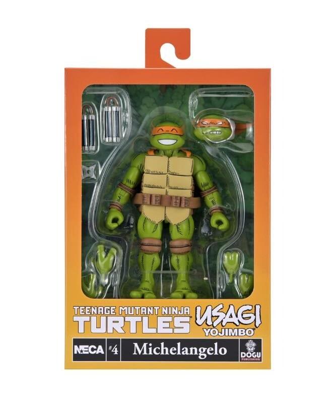 *PRE-ORDER Teenage Mutant Ninja Turtles x Usagi Yojimbo Ultimate 7 Inch Scale Action Figure - Michelangelo