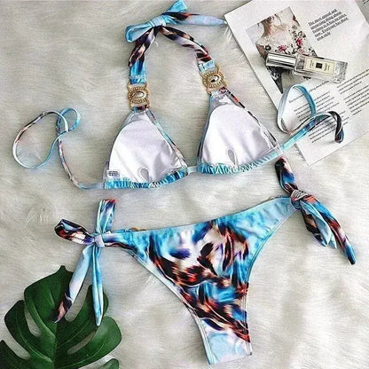 Bikini Jewelled Rhinestones Luxury Diamond Bikini Women Swimwear