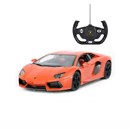 Rastar 1:10 R/C LAMBORGHINI Aventador LP 700-4  Remote Control Car for Kids no white stripe Kids On Wheelz