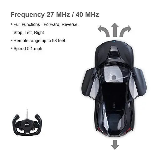 Rastar 1:14 R/C BMW i8 Remote Control Car (Doors Open Manually) Kids On Wheelz