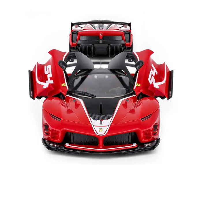 Rastar 1:18 R/C FERRARI FXX-K EVO 92pcs DIY Assembly Building Kit with Remote Control, Voltz Toys