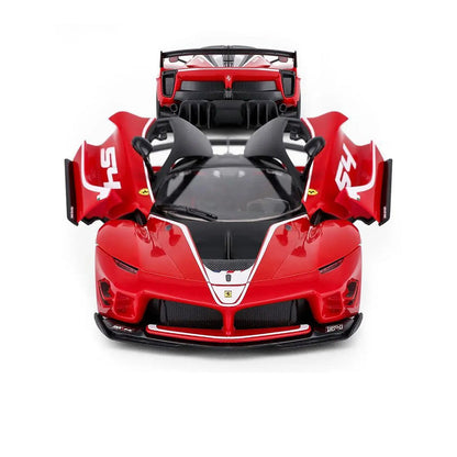 Rastar 1:18 R/C FERRARI FXX-K EVO 92pcs DIY Assembly Building Kit with Remote Control, Voltz Toys
