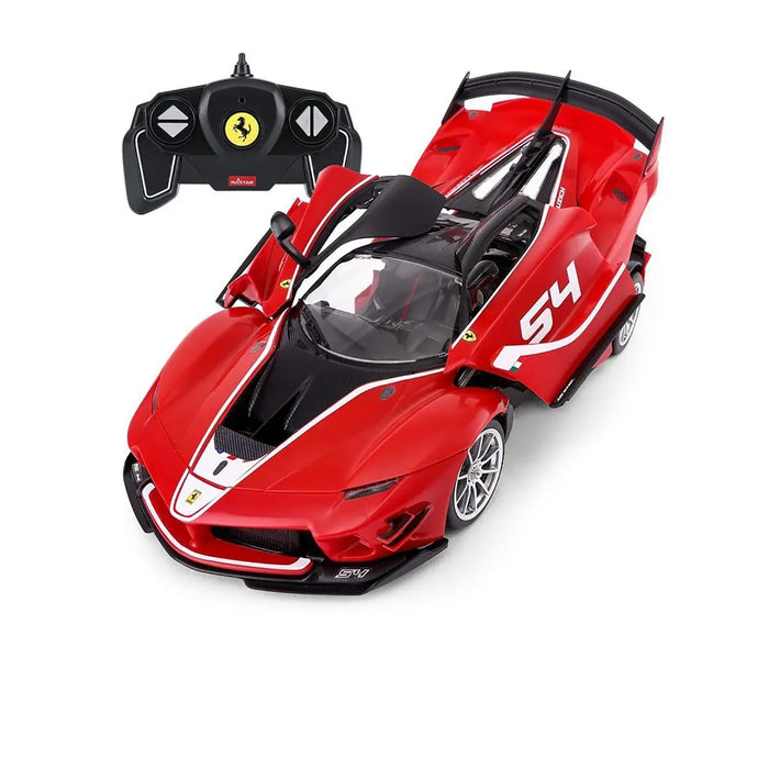 Rastar 1:18 R/C FERRARI FXX-K EVO 92pcs DIY Assembly Building Kit with Remote Control, Voltz Toys