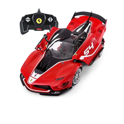 Rastar 1:18 R/C FERRARI FXX-K EVO 92pcs DIY Assembly Building Kit with Remote Control, Voltz Toys