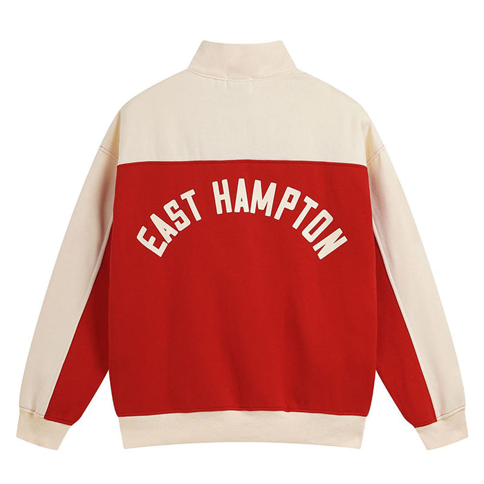 RHUDE Contrast Varsity cotton sweatshirt