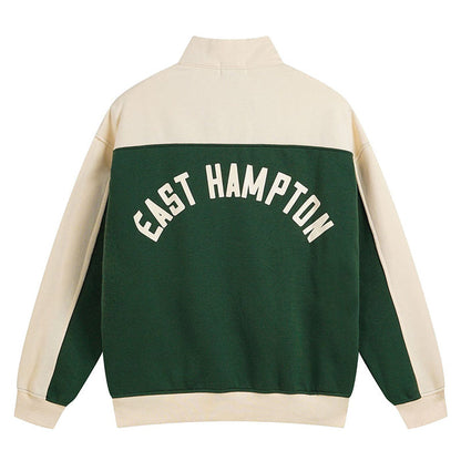 RHUDE Contrast Varsity cotton sweatshirt