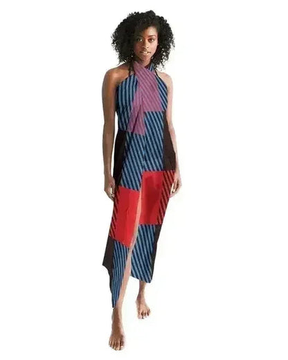 Sheer Multicolor Swimsuit Cover Up