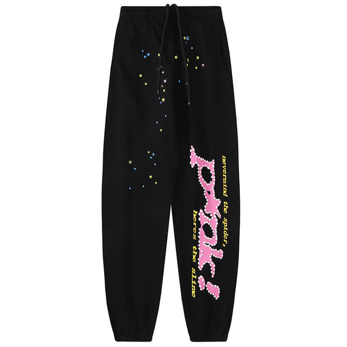Sp5der Young Thug Pant-Black #8301