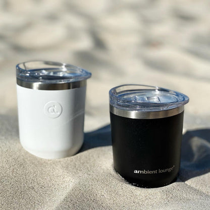 Stainless Steel Drink Cup - Black 300ml