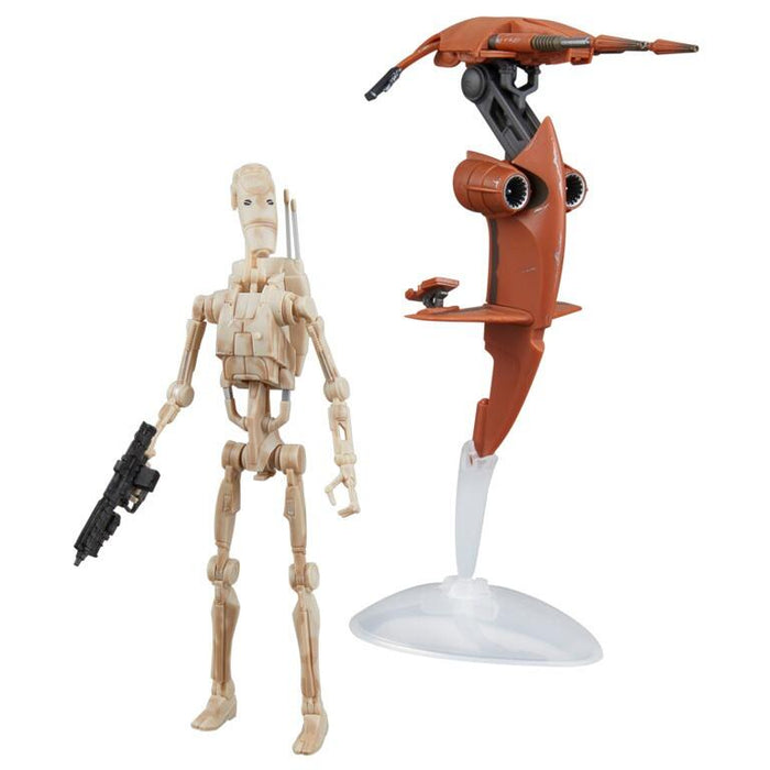 Star Wars Black Series 6 Inch Action Figure Vehicle - STAP & Battle Droid