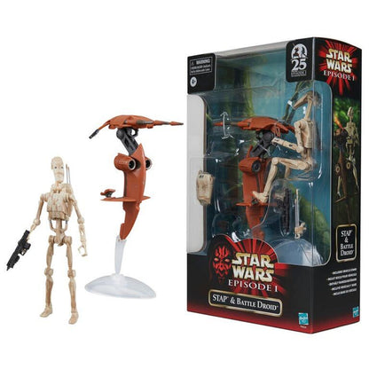 Star Wars Black Series 6 Inch Action Figure Vehicle - STAP & Battle Droid