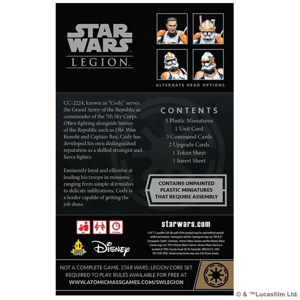 Star Wars Legion: Clone Commander Cody Expansion