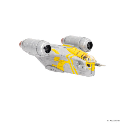 Star Wars Micro Galaxy Squadron 8 Inch Vehicle - Razorcrest W/ The Mandalorian & Grogu